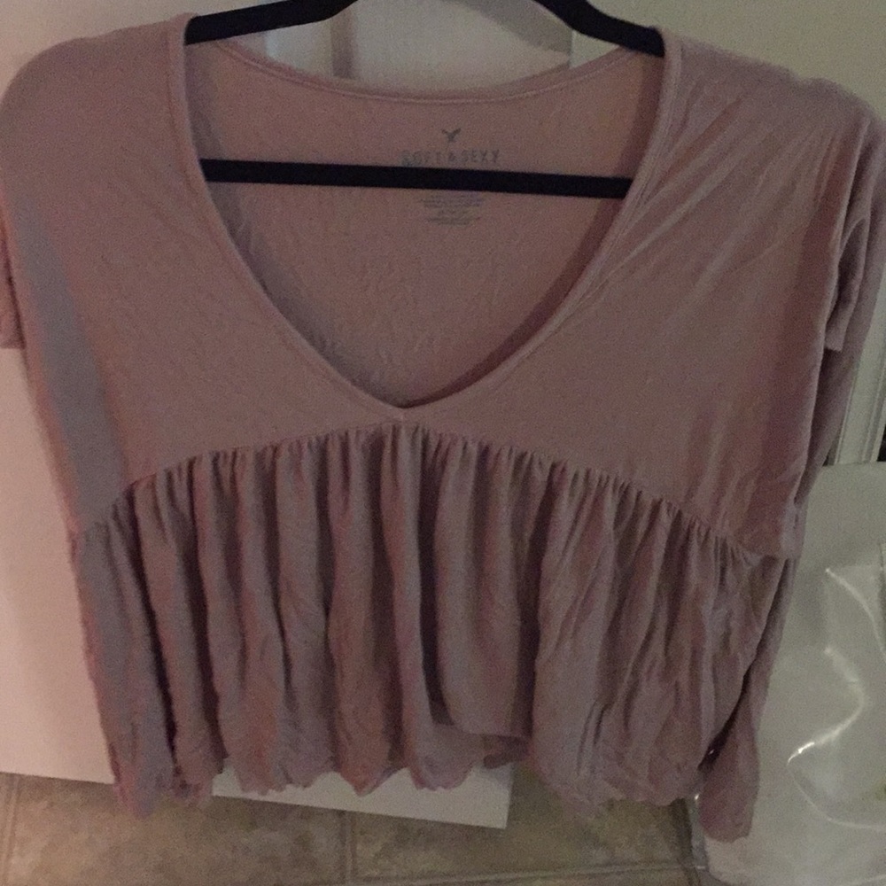 Blush Pink American Eagle Blouse